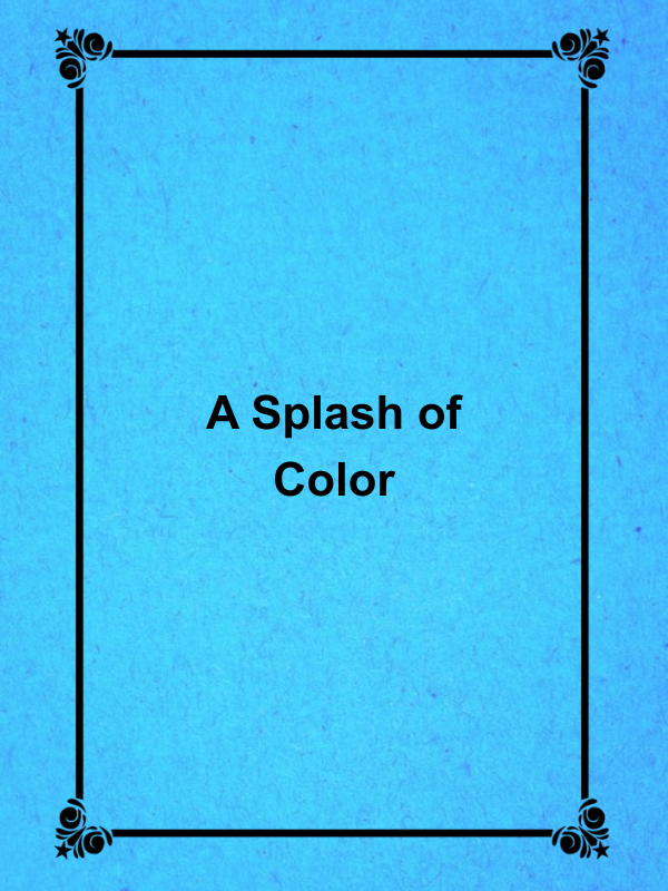 Cover image for A Splash of Color